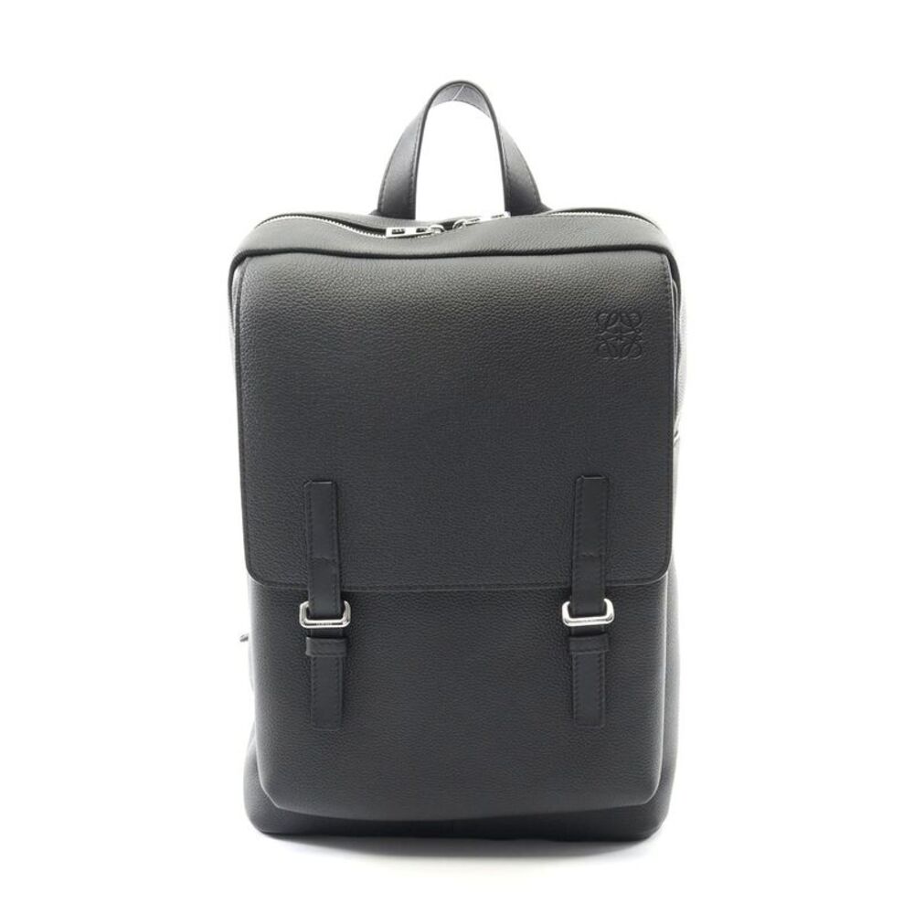 Loewe Leather Military Anagram Backpack